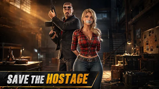 Hostage rescue gameplay screenshot